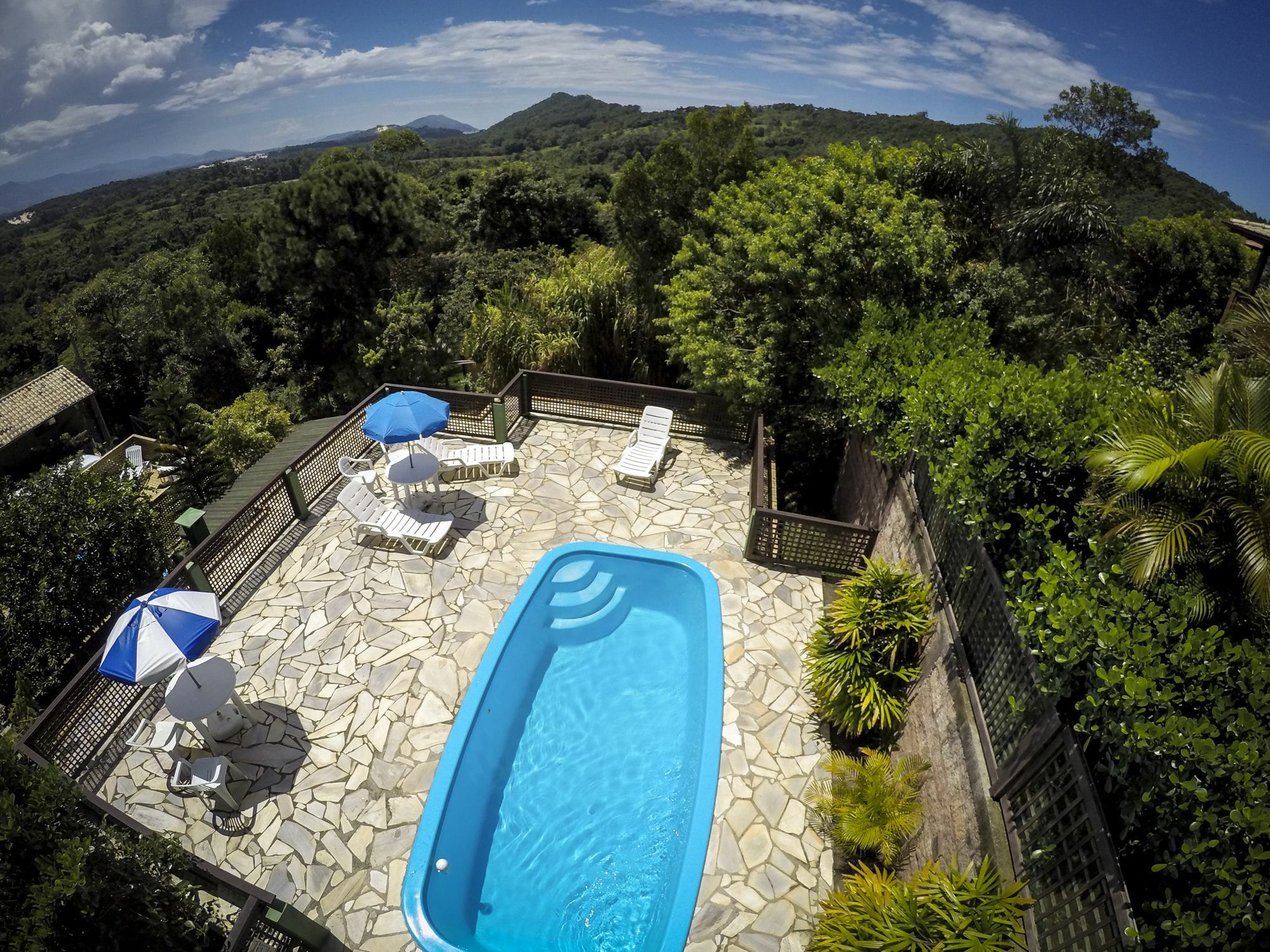 Pousada Vale Verde Bungalows Praia do Rosa Bagian luar foto